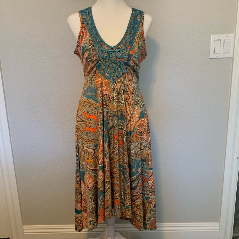 NWT World Unity Sleeveless Maxi Dress
